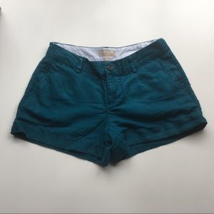 Banana Republic Womens Green Shorts Sz 6 Martin